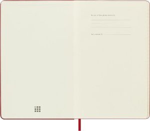 Moleskine 12 Monate Tageskalender 2024, Large/A5, Scharlachrot