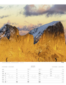 Weltnaturerbe Dolomiten Kalender 2023