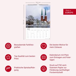 Deutschlands Küsten Kalender 2026