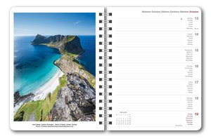 Beautiful Planet 2025 - Buchkalender - Taschenkalender - Fotokalender - 16,5x21,6