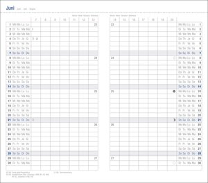 Monats-Taschenkalender, schwarz 2026