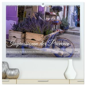 Impressionen der Provence (hochwertiger Premium Wandkalender 2024 DIN A2 quer), Kunstdruck in Hochglanz