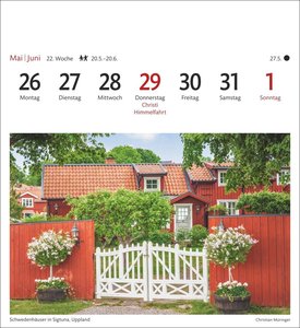 Schweden Sehnsuchtskalender 2025 - Wochenkalender mit 53 Postkarten