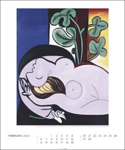 Pablo Picasso Kalender 2023: Arbeiten auf Papier zusammengestellt in einem großen Wandkalender. Werke des berühmten Künstlers in einem Wandkalender XXL.