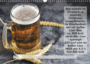 Wissenswertes über Bier (Wandkalender 2023 DIN A3 quer)