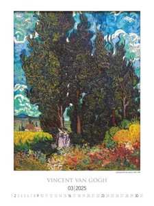Vincent van Gogh 2025 - Bild-Kalender 42x56 cm - Kunst-Kalender - Wand-Kalender - Malerei - Alpha Edition
