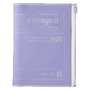 MARK\'S 2022/2023 Taschenkalender A6 vertikal, Storage it, Purple
