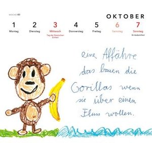 Der Hummel ihr Mann heist Hummer -  Postkartenkalender 2025