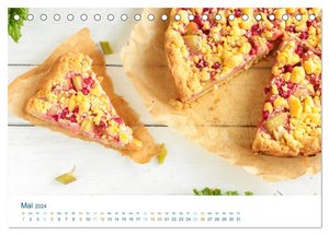 Köstlicher Rhabarber (Tischkalender 2024 DIN A5 quer), CALVENDO Monatskalender
