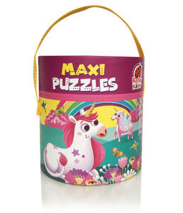 Maxi Puzzles in Tube 2in1 "Unicorns" RK1080-03