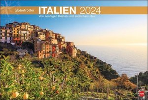 Italien Globetrotter Kalender 2024. Großer Wandkalender mit südlichem Flair und Urlaubsfeeling. Fotokalender, der den Zauber von Bella Italia einfängt.
