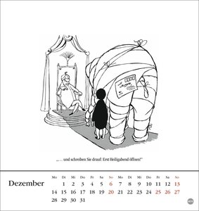 Loriot Postkartenkalender 2026