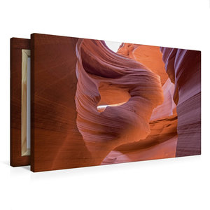 Premium Textil-Leinwand 75 cm x 50 cm quer Lower Antelope Canyon, Page AZ