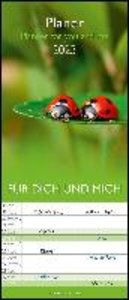 Planer Für Dich und mich 2023 - Familien-Timer 19,5x45 cm - 5 Spalten - Wand-Planer - viel Platz für Eintragungen - Familienkalender - Alpha Edition