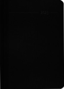 Buchkalender Mini Sydney Carbon 2023 - Büro-Kalender - Cheftimer 10,7x15,2 cm - 1 Tag 1 Seite - 352 Seiten - Alpha Edition