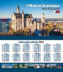 3-Monatskalender Deutschland 2023