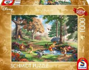 Schmidt 59689 - Disney, Winnie The Pooh, Thomas Kinkade, Puzzle, 1000 Teile