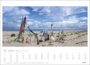 Sylt Panorama Kalender 2022