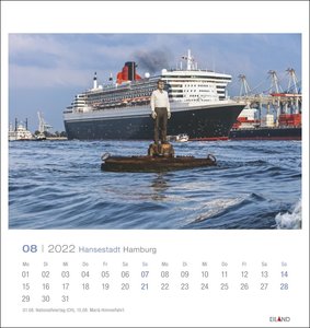 Hansestadt Hamburg Postkartenkalender 2022