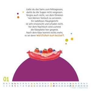 Kalendersprüche vom Sams 2025 – Lustige Reime von Paul Maar – Wandkalender mit Spiralbindung – DUMONT Quadratfomat 23 x 23