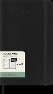Moleskine 12 Monate Wochen Notizkalender Deutsch 2025, Large/A5