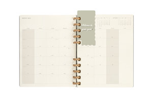 Moleskine 12 Monats Life Kalender Mit Spiralbindung 2023 XXL, Wochen-Monatskalender, Hard Cover, Remake Midnight