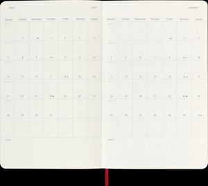 Moleskine 18 Monate Wochen Notizkalender 2024/2025, Large/A5