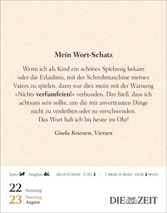 Was mein Leben reicher macht Tagesabreißkalender 2026