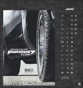 Fast & Furious Postkartenkalender 2023. Die Filmplakate im Postkartenformat. Kalender für Fans der Filmreihe - Postkarten zum Sammeln und Verschicken.