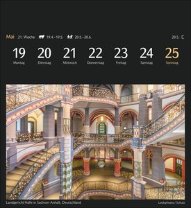 Weltreisen Postkartenkalender 2025 - Kalender mit 53 Postkarten