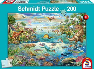 Puzzle - Entdecke die Dinosaurier (200 Teile)