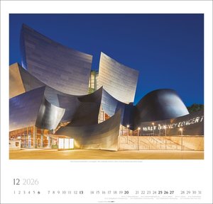 Moderne Architektur Kalender 2026