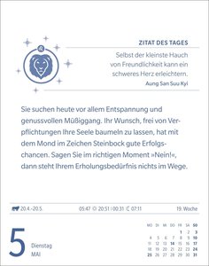 Löwe Sternzeichenkalender 2026