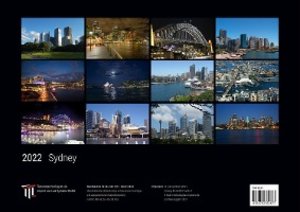 Sydney 2022 - Black Edition - Timokrates Kalender, Wandkalender, Bildkalender - DIN A3 (42 x 30 cm)