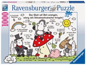 Ravensburger 19008 - Glückspuzzle, 1000 Teile Puzzle