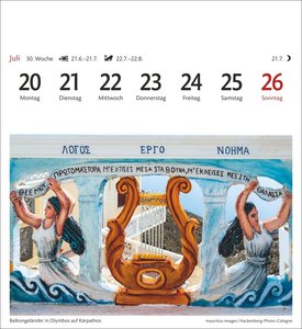 Griechische Inseln Sehnsuchtskalender 2026