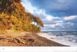 Deutschlands Küsten - Ein literarischer Spaziergang Kalender 2026 - Ein literarischer Spaziergang