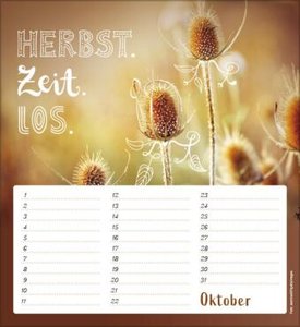 Geburtstagskalender Im herzen barfuß