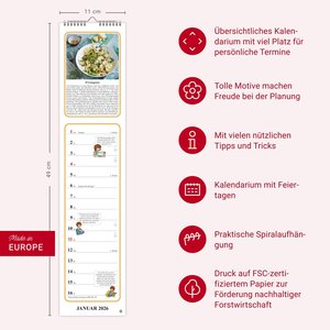Tante Clara Küchenkalender Langplaner 2026