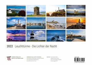Leuchttürme - Die Lichter der Nacht 2022 - White Edition - Timokrates Kalender, Wandkalender, Bildkalender - DIN A4 (ca. 30 x 21 cm)