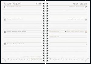Wochenkalender Confetti, A5, 18 Monate 2022/2023, Grafik-Einband