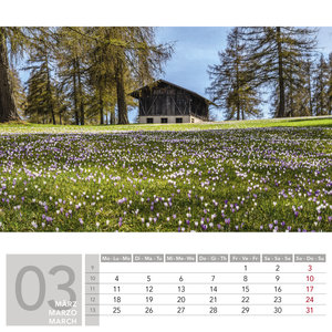 Südtirol Postkartenkalender 2024