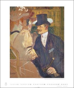 Henri de Toulouse-Lautrec Edition Kalender 2023. Hochwertiger Wandkalender mit den beliebtesten Bildern der Jahrhundertwende. Großer Kunst-Kalender 2023