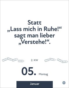 Die besten Sprüche für lange Bürotage Tagesabreißkalender 2026