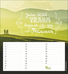 Geburtstagskalender Im herzen barfuß