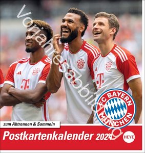 FC Bayern München Postkartenkalender 2025