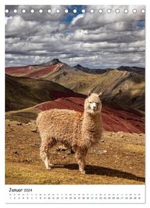 Peru in Südamerika (Tischkalender 2024 DIN A5 hoch), CALVENDO Monatskalender