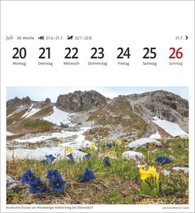 Alpen Sehnsuchtskalender 2026