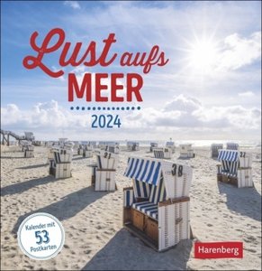 Lust aufs Meer Postkartenkalender 2024