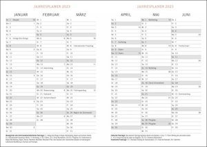 Tages-Kalenderbuch A5 2023. Schwarzer Terminkalender mit Schulferien und Feiertagen. Buch-Kalender mit Lesebändchen und Gummiband. Taschenkalender 2023 zum Planen von Terminen